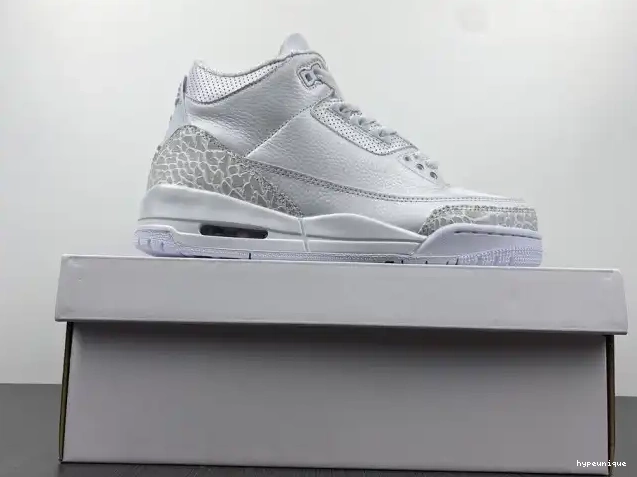 HYPE Air 'Triple 3 White' 429487-111 Retro PS Jordan 0512
